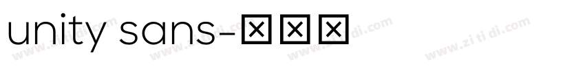 unity sans字体转换